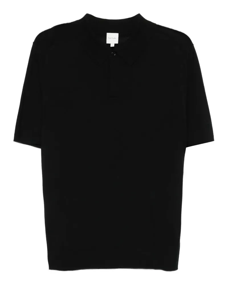 Paul Smith Poloshirt aus Merinowolle - 79 BLACK 79