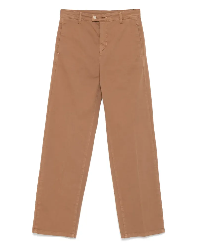 ..,merci Hose mit Logo-Print - Braun Braun