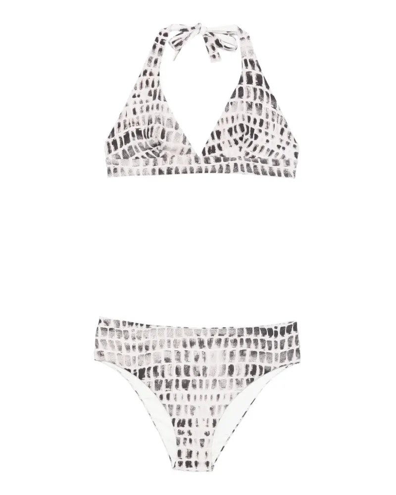 FISICO-Cristina Ferrari Bikini mit V-Ausschnitt - Nude Nude