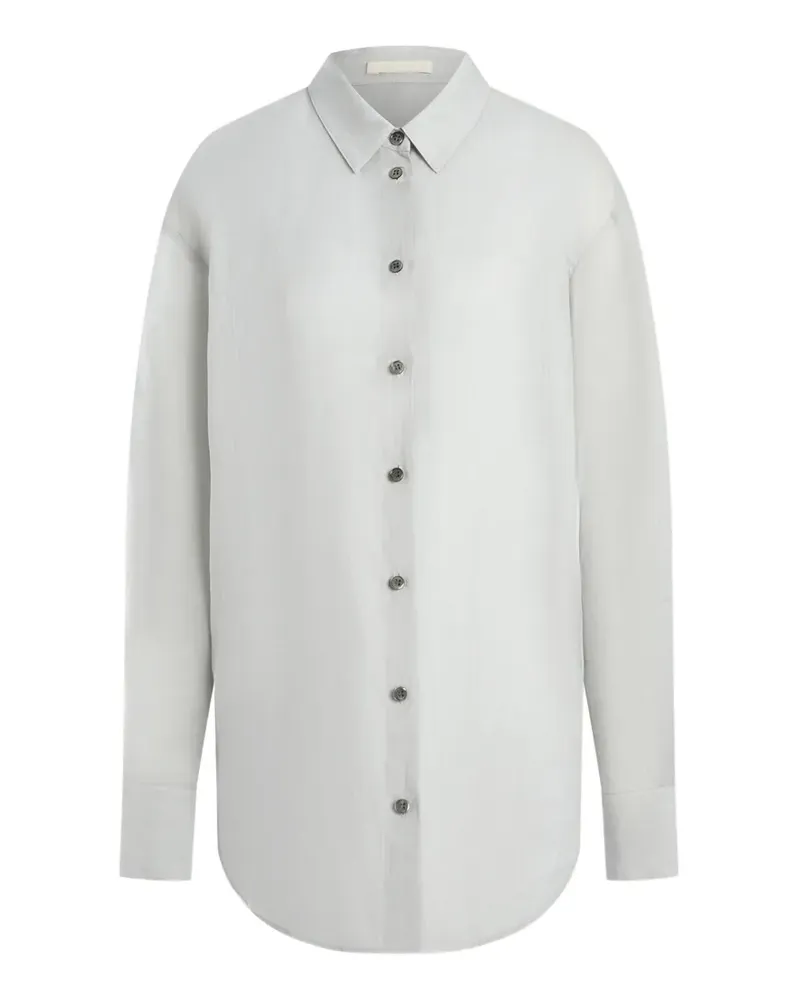 12 STOREEZ Mykonos Hemd - Blau Blau