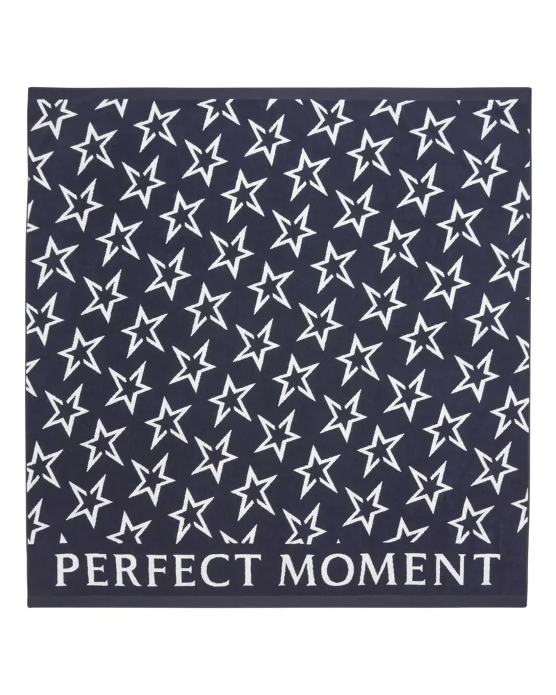 Perfect Moment Badetuch mit Stern-Print - Blau Blau