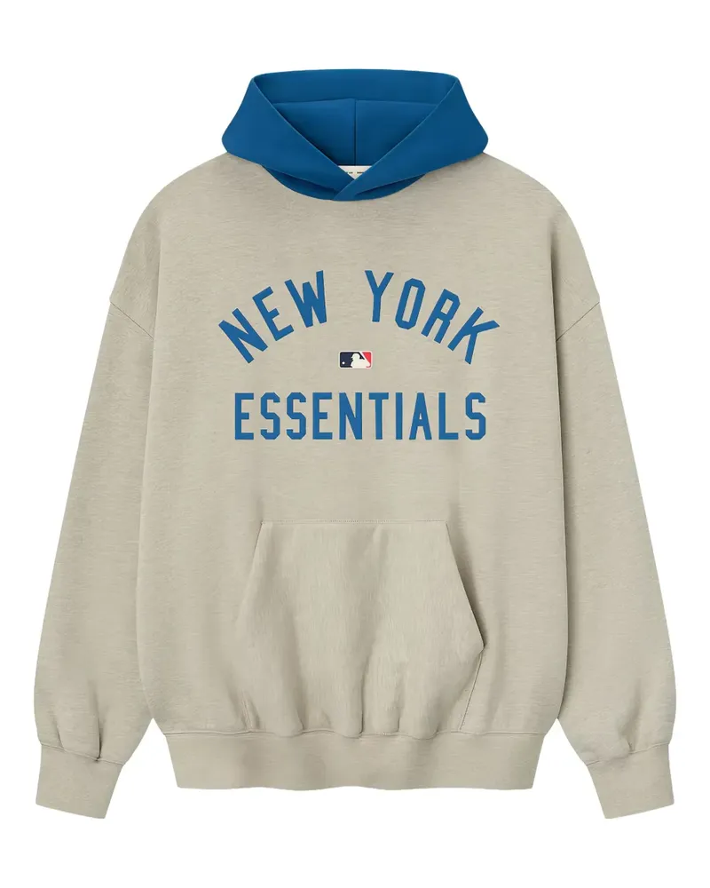 Fear of God x MLB Mets graphic hoodie - Grau Grau