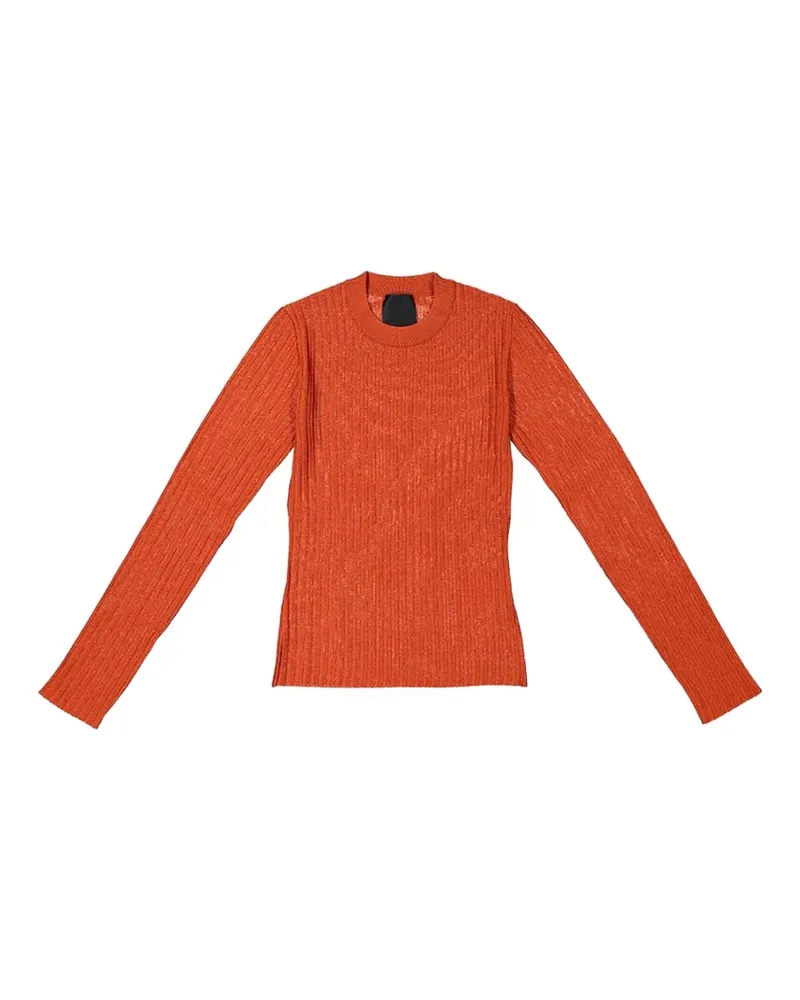 Givenchy ribbed crew-neck sweater - Orange Orange