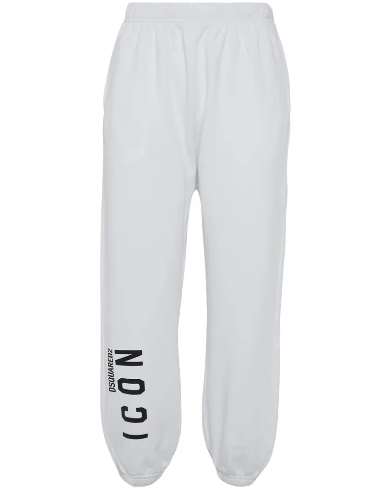 Dsquared2 Jogginghose mit Logo-Print - Weiß Weiß