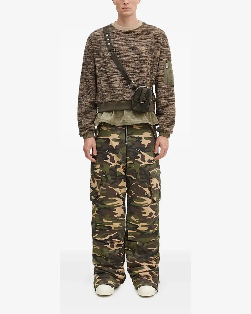 Andersson Bell Cargohose mit Camouflage-Print - Grün Grün