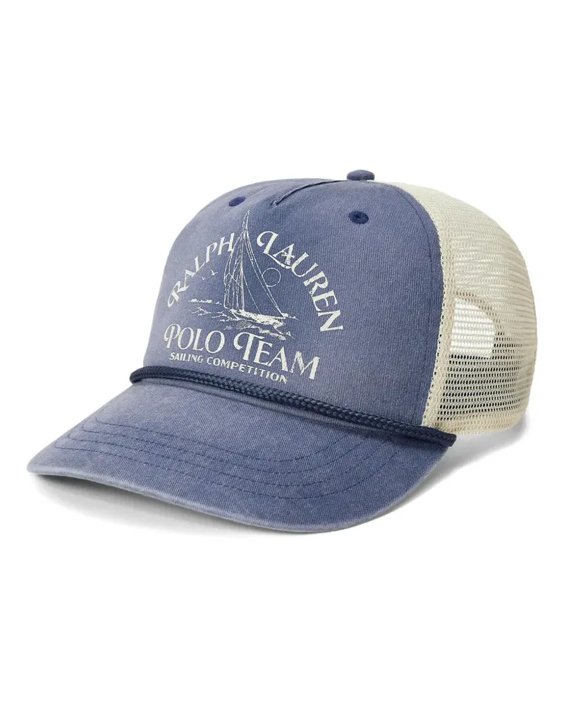 Ralph Lauren printed trucker cap - Blau Blau