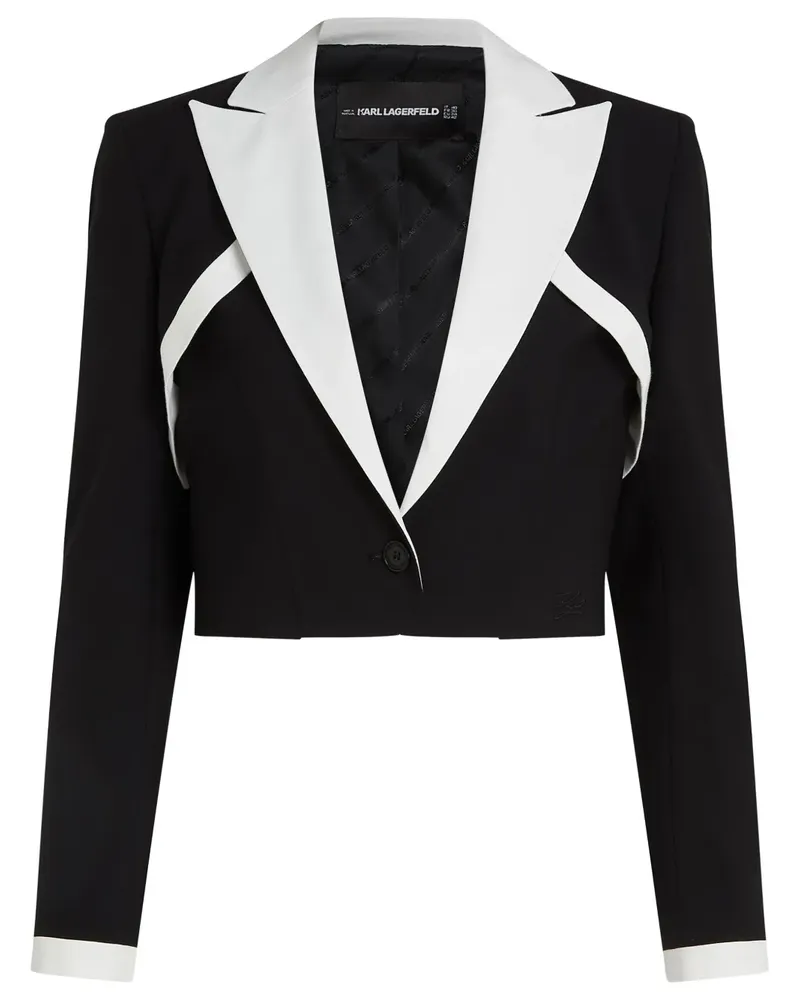 Karl Lagerfeld x Joann Blazer - Schwarz Schwarz