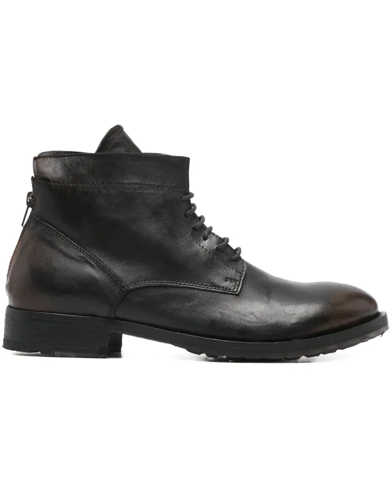 LEQARANT lace-up zip boots - Braun Braun