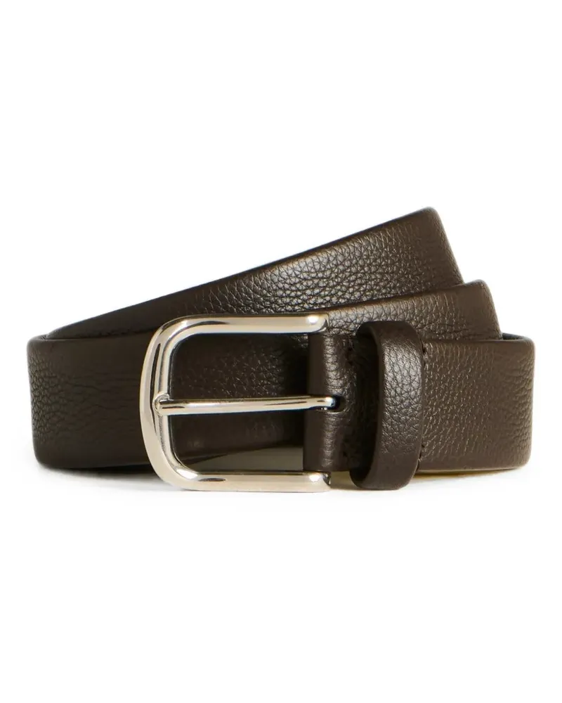 Kiton Klassischer Gürtel - Braun Braun