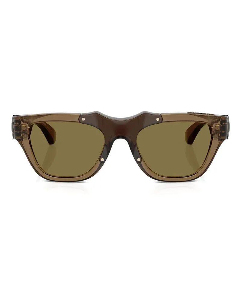 Burberry Sonnenbrille mit geometrischem Gestell - Braun Braun
