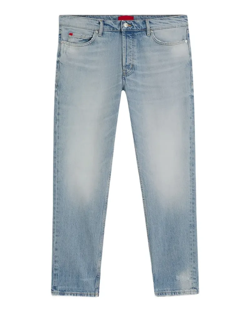 HUGO BOSS tapered-fit jeans - Blau Blau