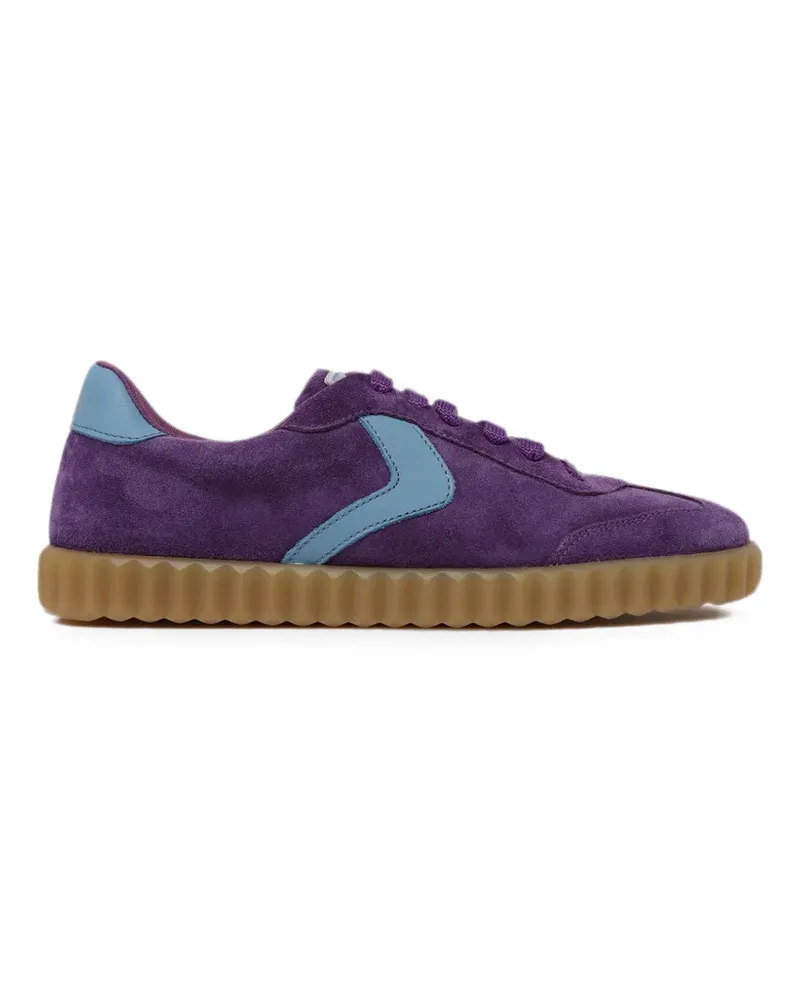 Voile Blanche Sneakers aus Wildleder - Violett Violett