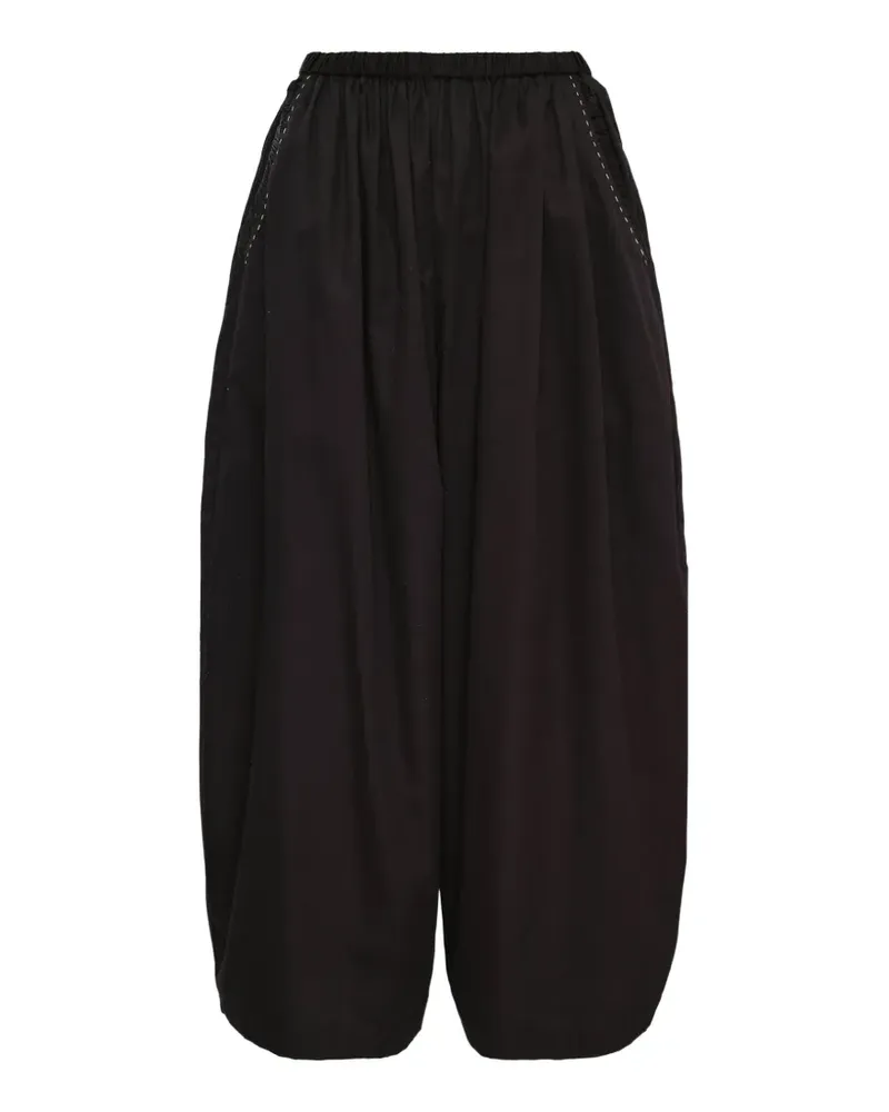 Renli Su elasticated trousers - Schwarz Schwarz