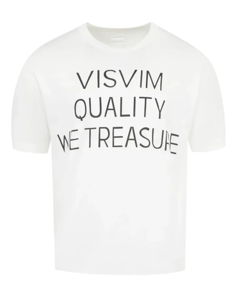 Visvim crew-neck graphic-print T-shirt - Weiß Weiß