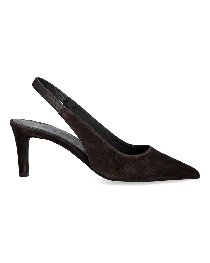Furla Spitze Slingback-Pumps - Braun Braun
