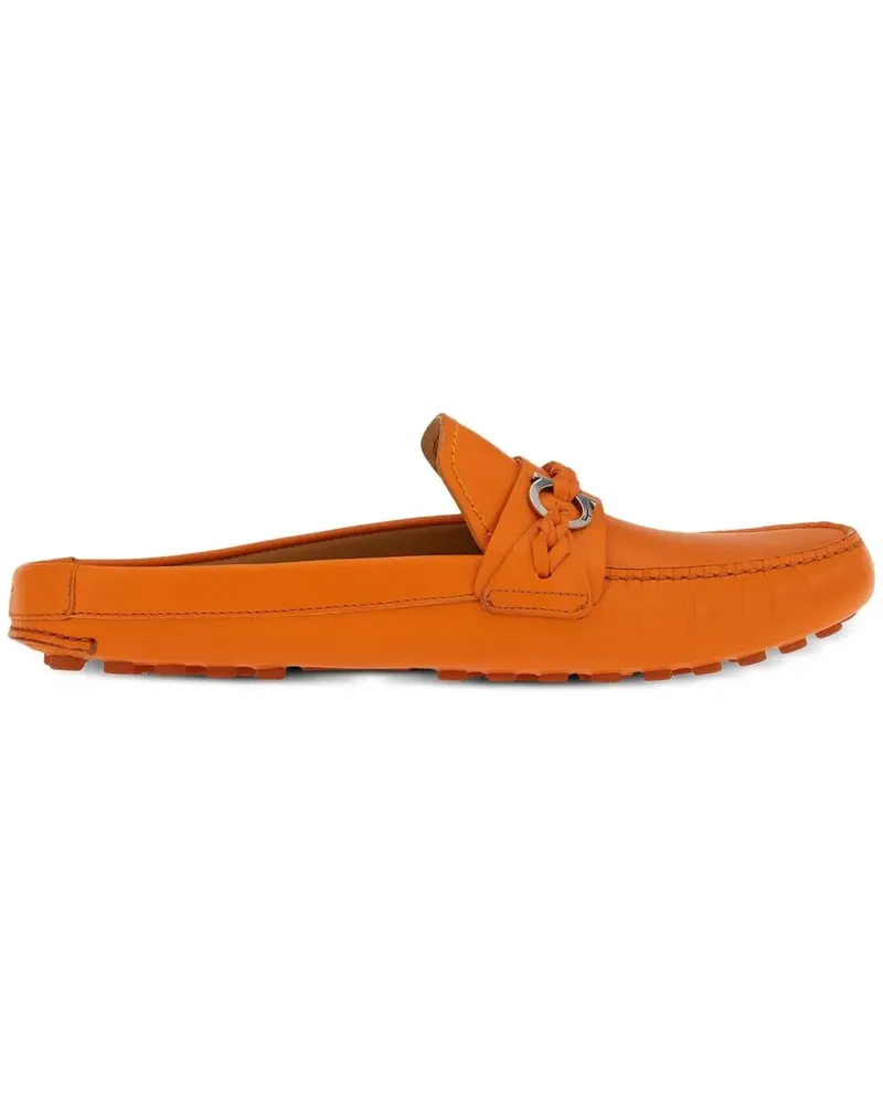 Ferragamo Mules mit Gancini-Spange - Orange Orange