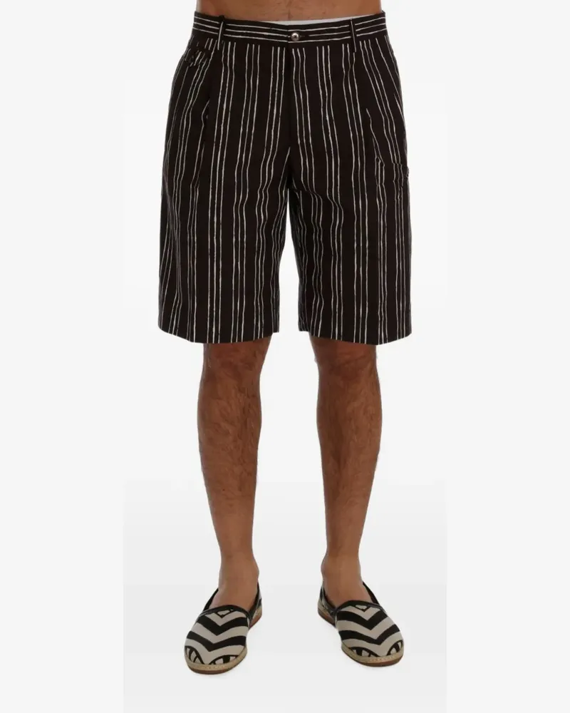 Dolce & Gabbana striped cotton shorts - Rot Rot