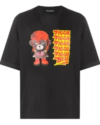 Neil Barrett T-Shirt mit "Ziggie Bear"-Print Schwarz