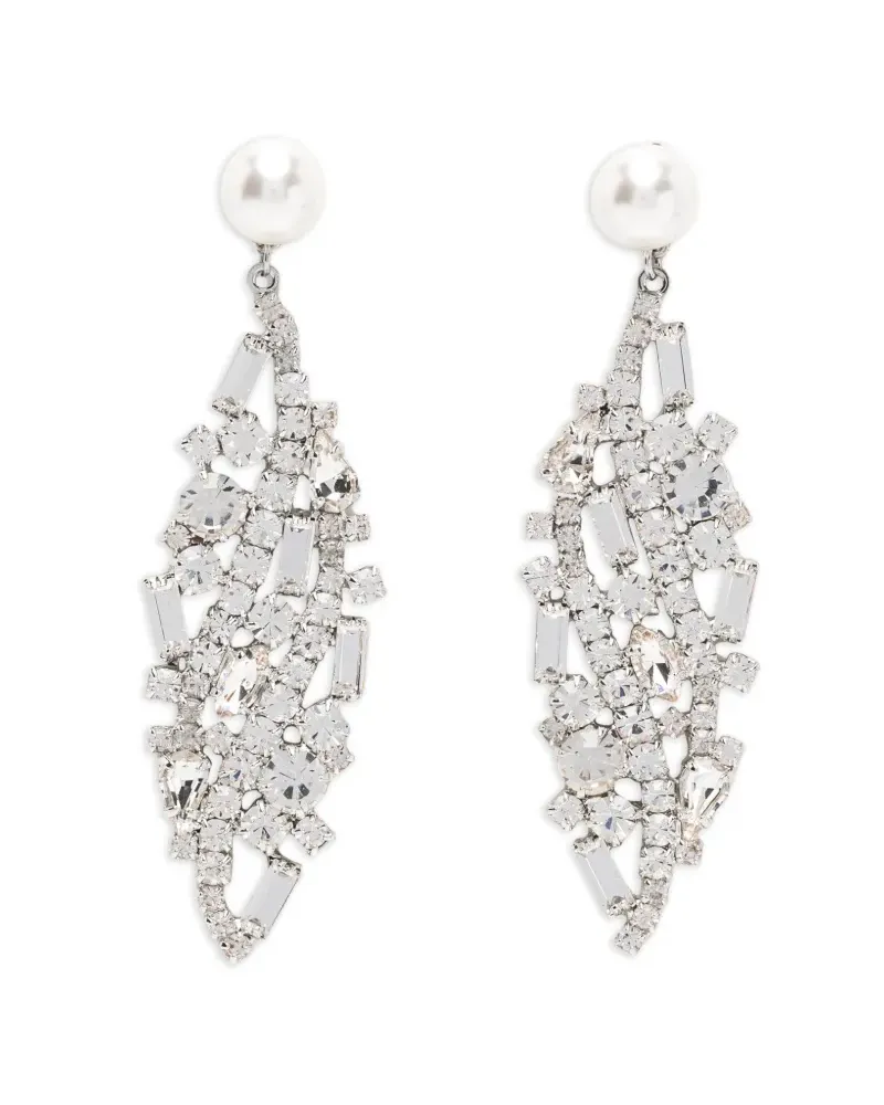 Magda Butrym crystal-embellishment earrings - Silber Silber