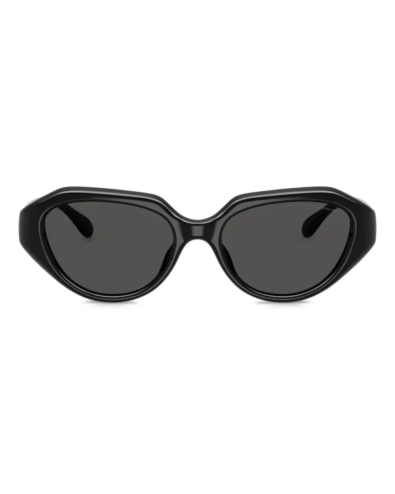 Coach Sonnenbrille mit C-Logo - Schwarz Schwarz