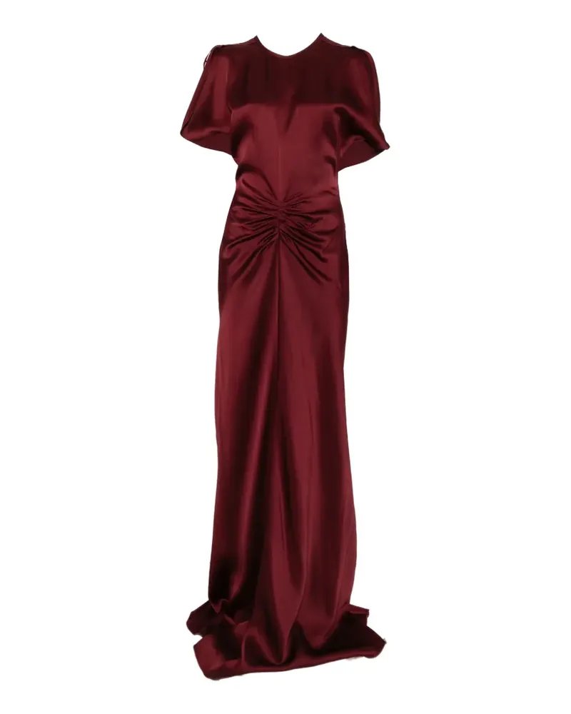 Victoria Beckham gathered maxi dress - Rot Rot