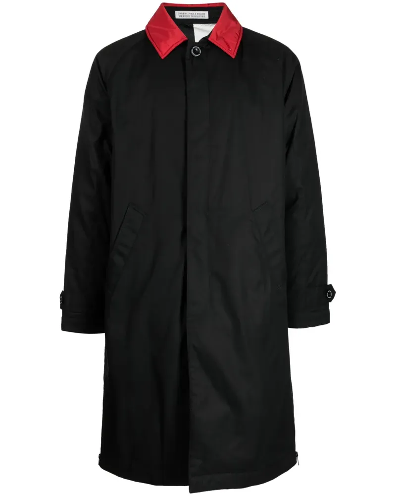 Undercover x FRGMT Parka mit Logo-Print - Schwarz Schwarz