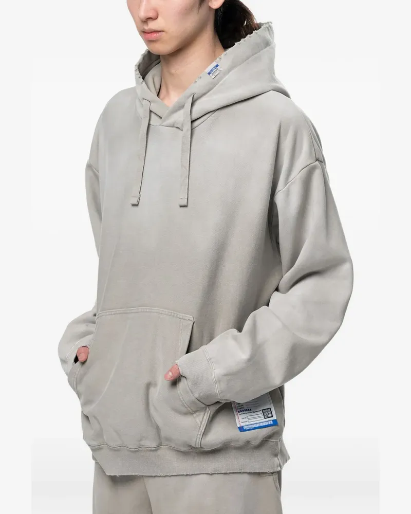MIHARAYASUHIRO Sun Faded Like Distressed-Hoodie - Grau Grau