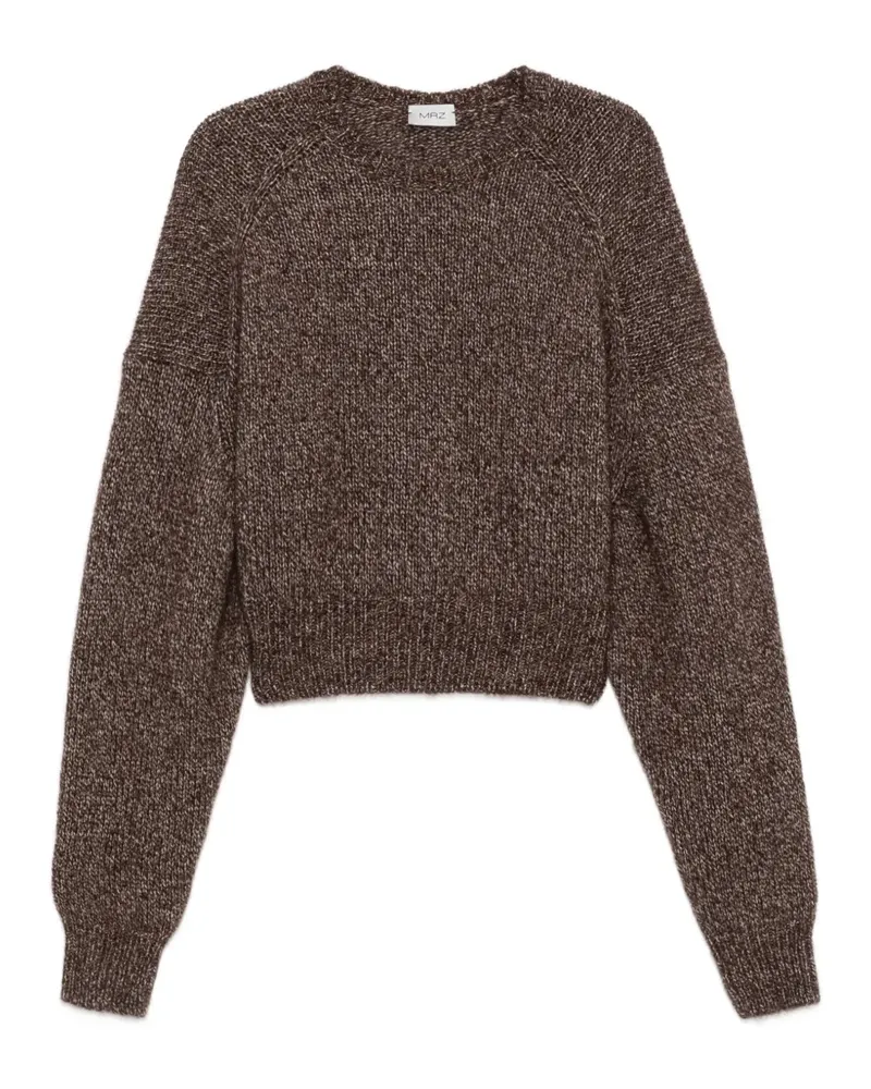MRZ raglan-sleeve sweater - Braun Braun
