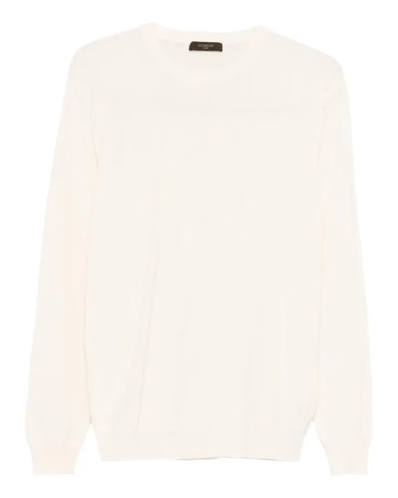 Slowear Pullover mit Rundhalsausschnitt - Nude Nude
