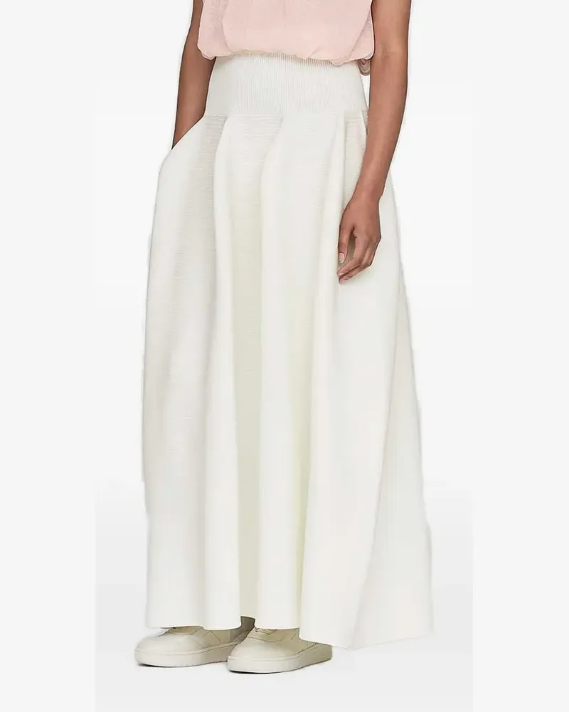 CFCL Pottery flared maxi skirt - Weiß Weiß