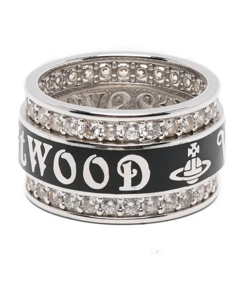 Vivienne Westwood orb detail ring - Silber Silber