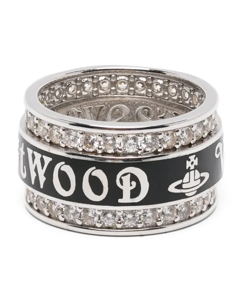 Vivienne Westwood Ring mit Orb-Detail - Silber Silber