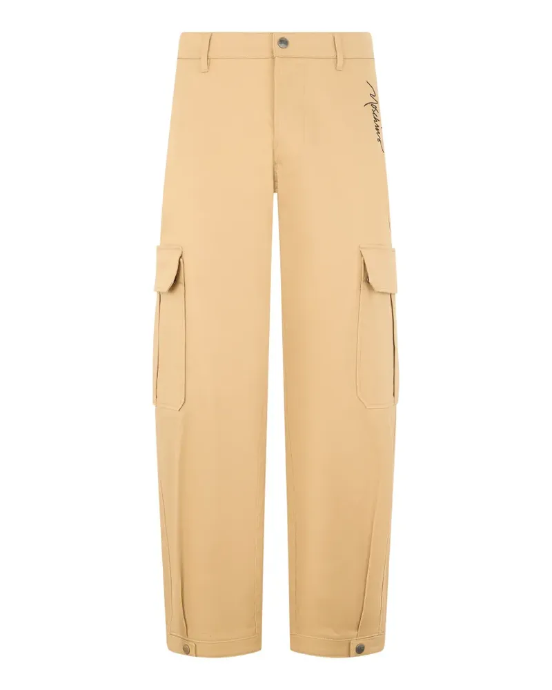 Moschino cargo-pocket trousers - Nude Nude