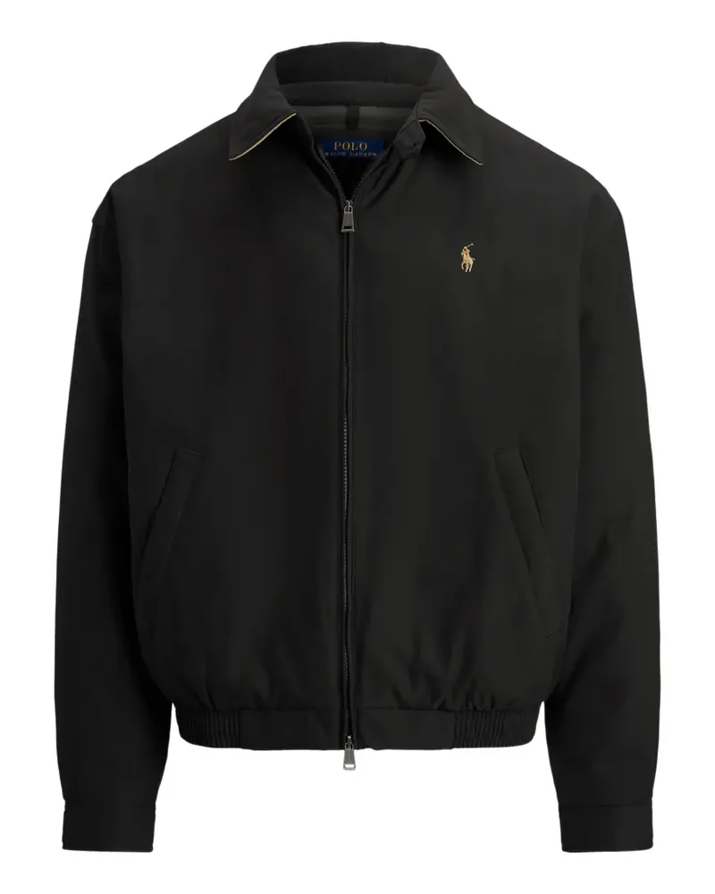 Ralph Lauren Hemdjacke mit Logo-Stickerei - Schwarz Schwarz
