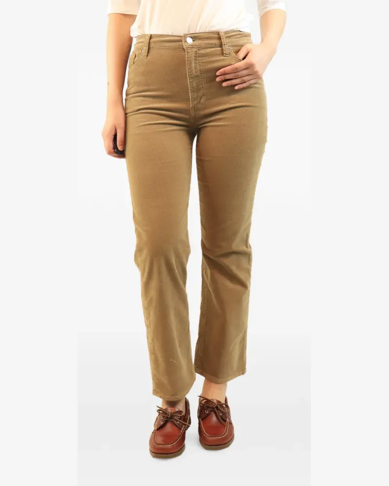 Frame Denim Le Sleek Jeans aus Cord - Braun Braun