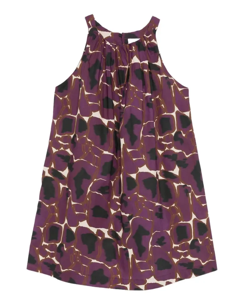 Alpha Studio Kleid mit Print - Violett Violett