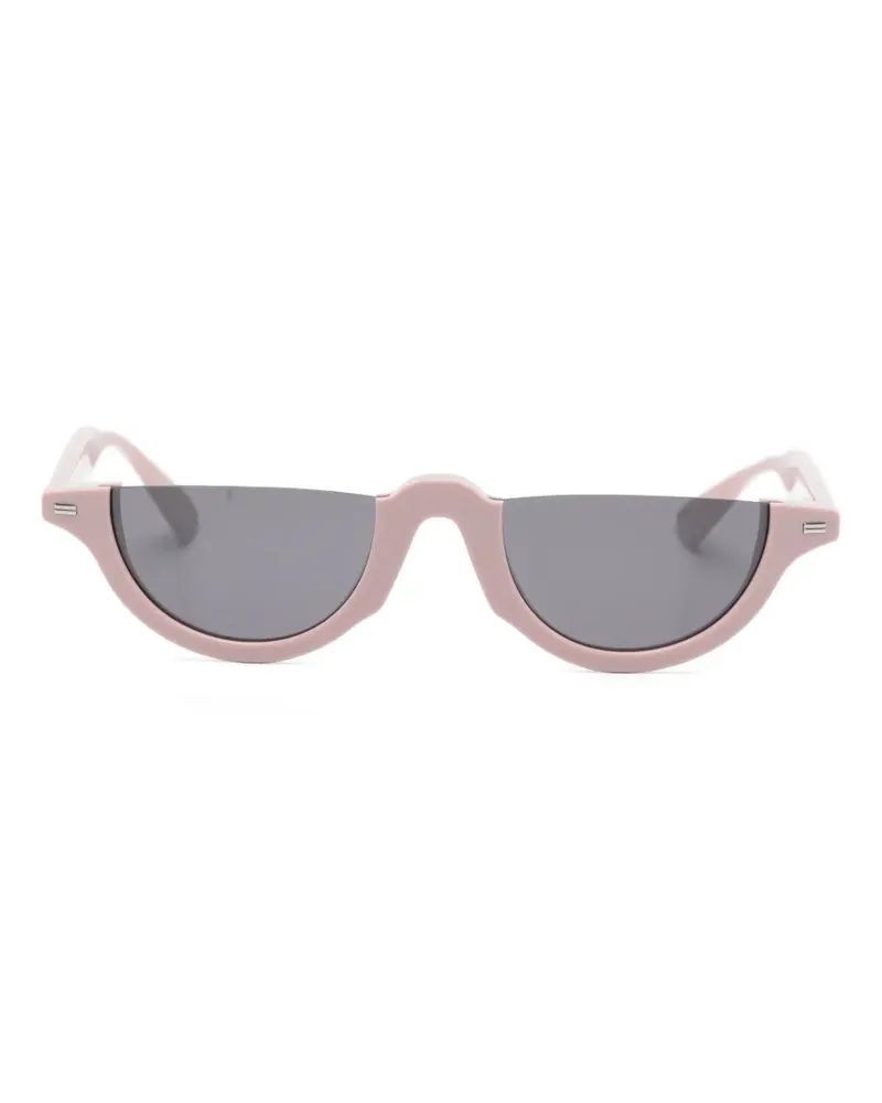 Kenzo Sonnenbrille mit halbem Gestell - Rosa Rosa