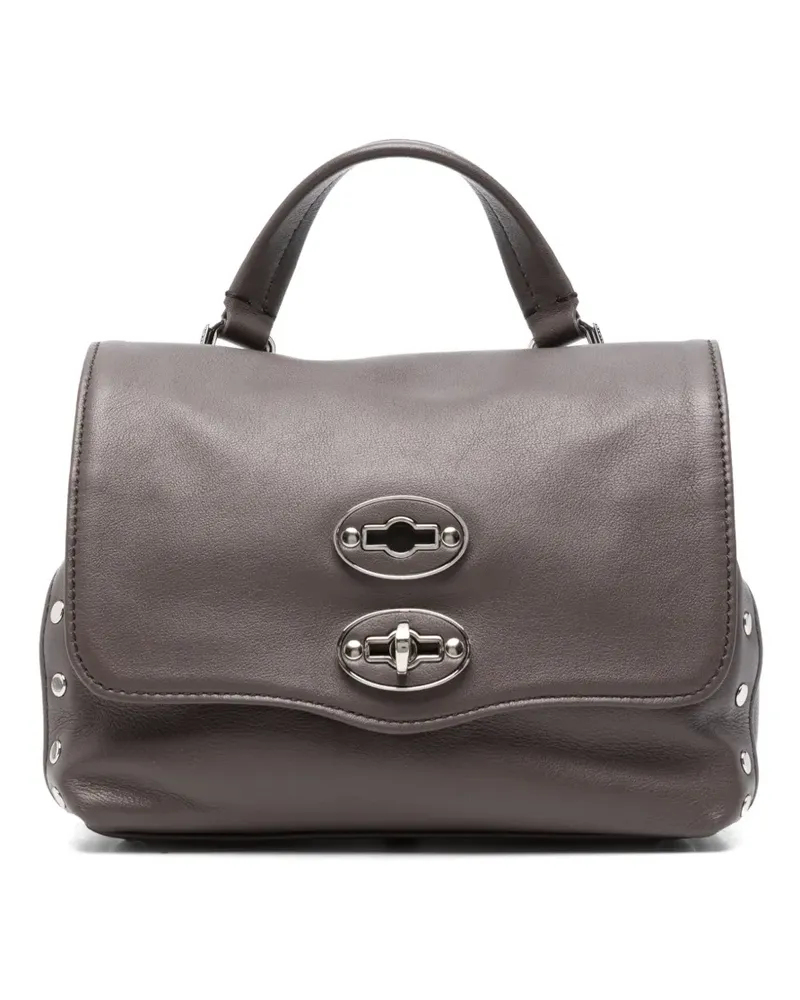 Zanellato Mini Postina Handtasche - Grau Grau