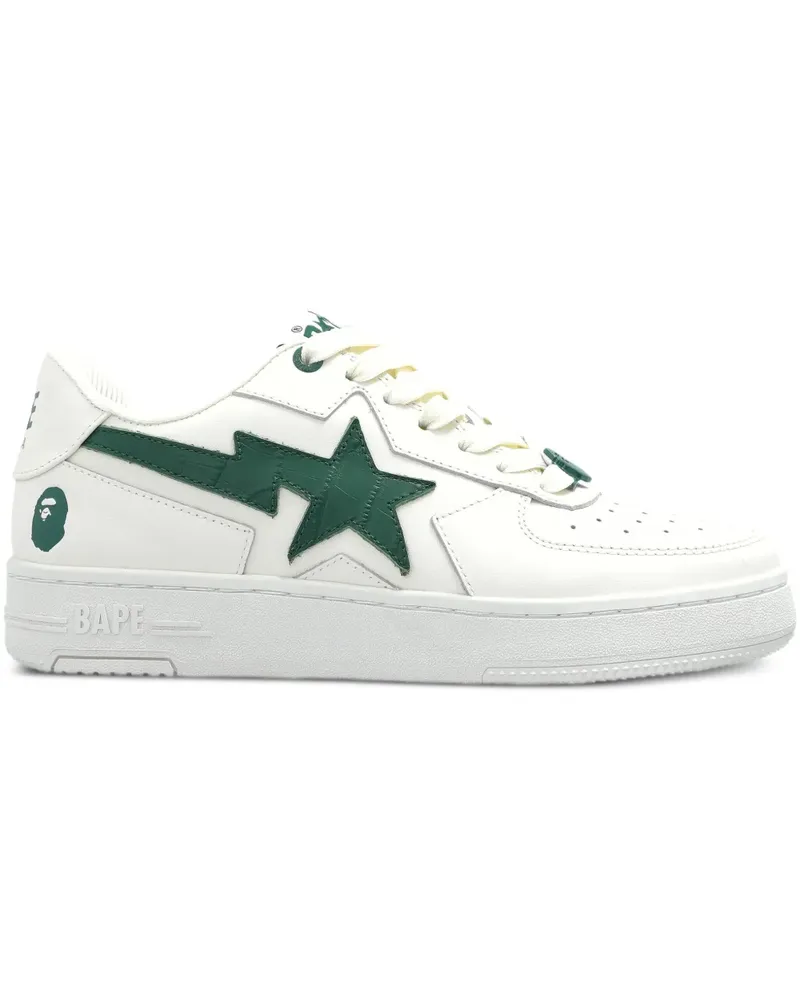 BAPE Sneakers mit Ledereinsätzen - Weiß Weiß