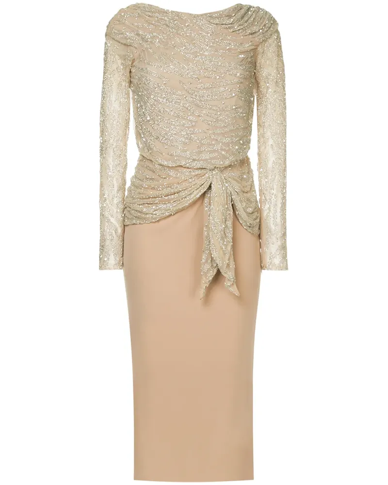 Rachel Gilbert Jamilla' Kleid - Nude Nude