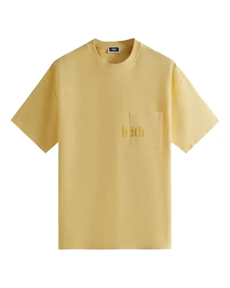 KITH Quinn T-Shirt mit Tasche - Gelb Gelb