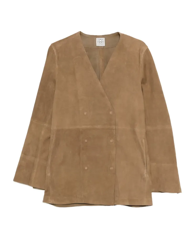 Totême Doppelreihiger Blazer - Braun Braun