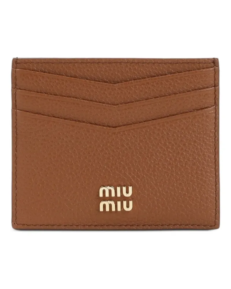 Miu Miu Klassisches Kartenetui - Braun Braun