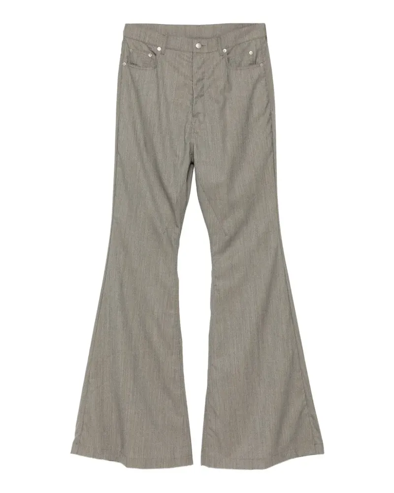 Rick Owens Bloan Bootcut flared trousers - Grau Grau