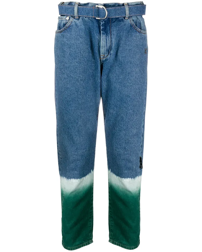 OFF-WHITE Skinny-Jeans mit Farbverlauf - Blau Blau