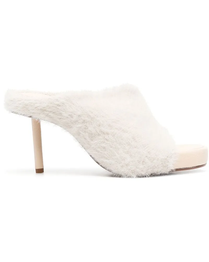 Jacquemus Gestrickte Mules 100mm - Nude Nude