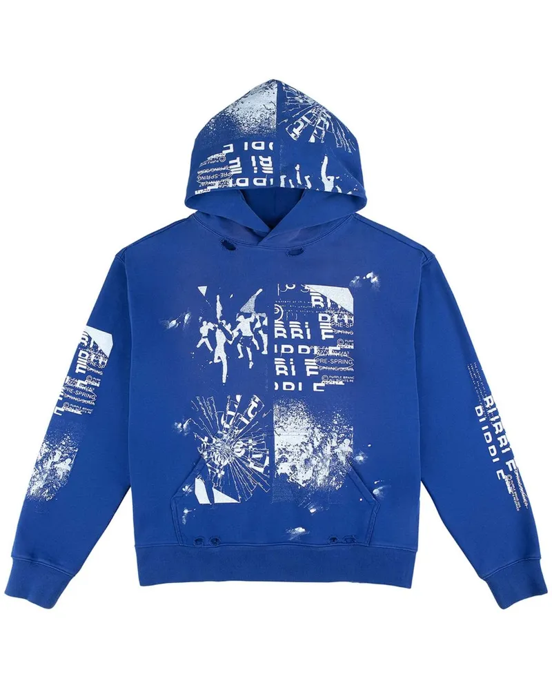 PURPLE BRAND Flyers Hoodie - Blau Blau
