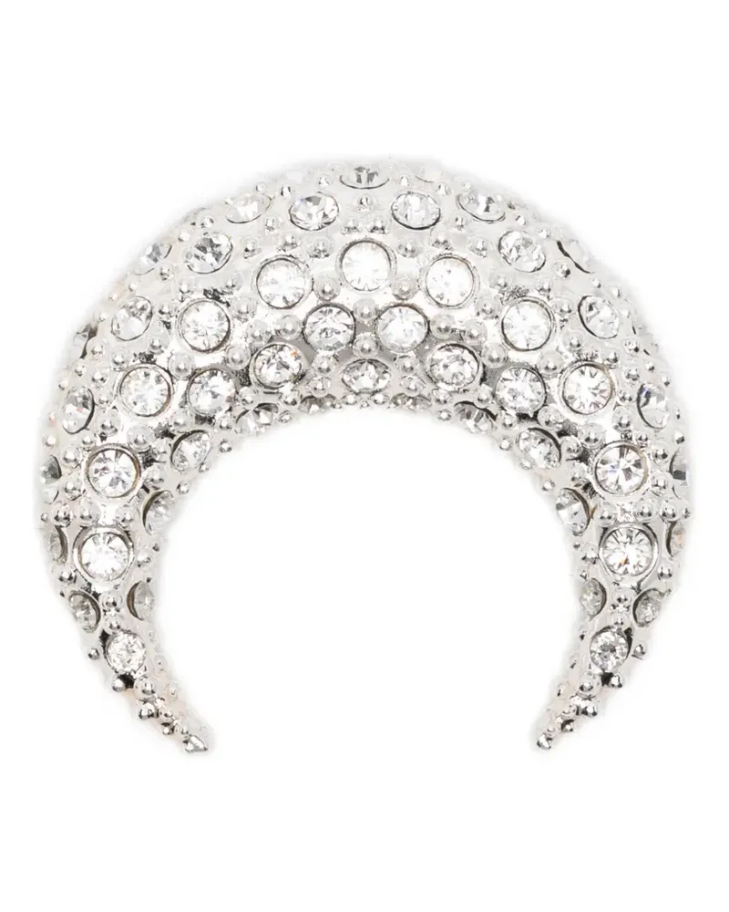 Marine Serre moon-design single earring - Silber Silber