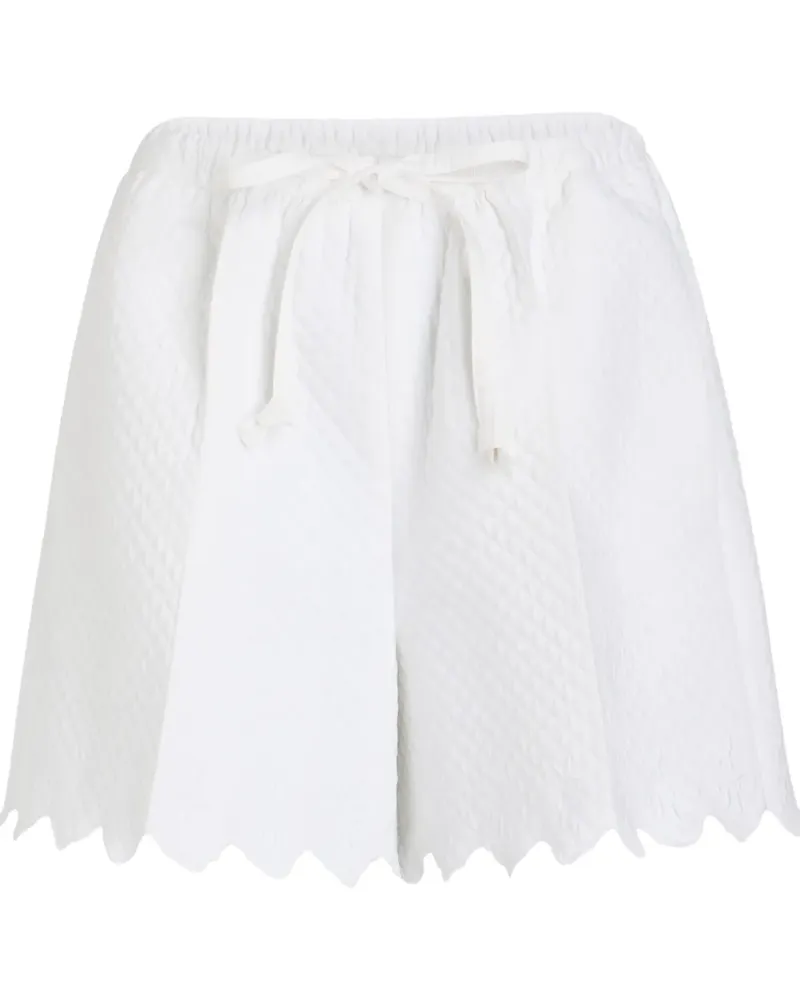 Patou Gesteppte Shorts - Weiß Weiß