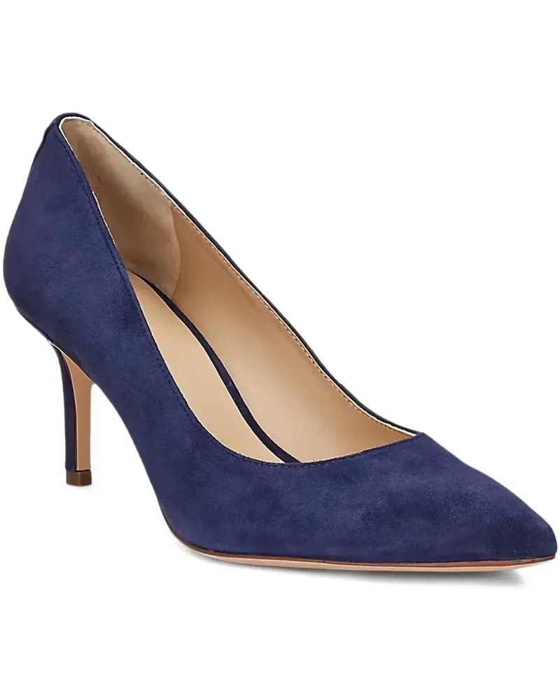 Ralph Lauren Spitze Pumps aus Wildleder - Blau Blau